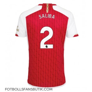 Arsenal William Saliba #2 Replika Hemmatröja 2023-24 Kortärmad